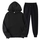 comfortabele loungewear set met hoodie
