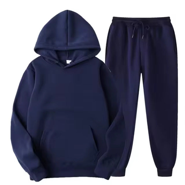 comfortabele loungewear set met hoodie
