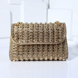 GlitzGlow Mini Bag - Sprankelende mini tas met luxe uitstraling en magnetische sluiting.