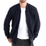 beige bomberjack met ritssluiting
