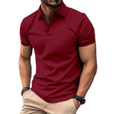bordeaux rood heren poloshirt slim fit
