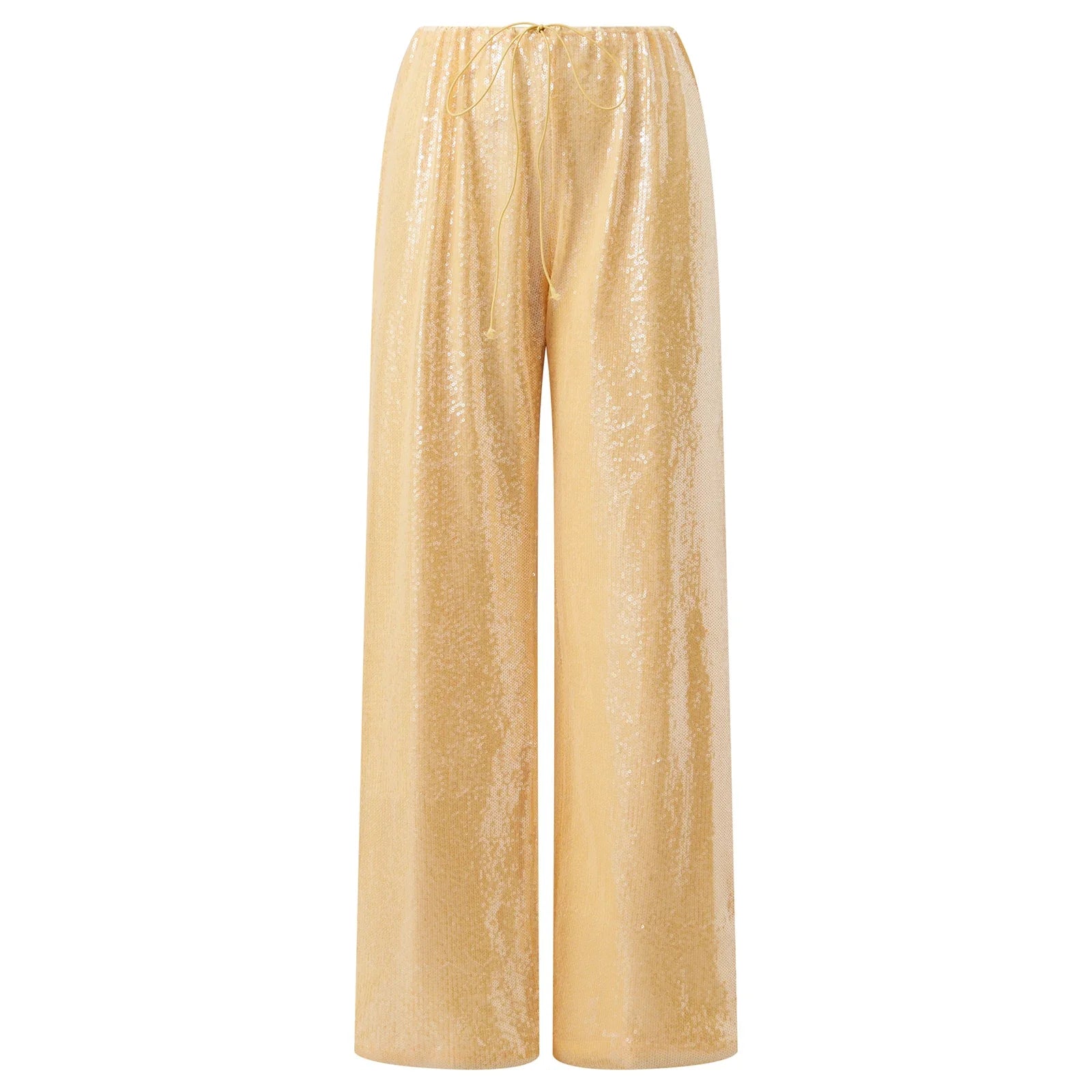 Celestina Glitzerhose Damen Wide Leg Silhouette
