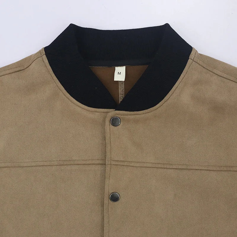 Oscar | Suede Bomber Jacket