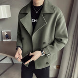 Liam | Double-Knotted Wool Blend Coat with Class