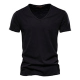 Zwart heren T-shirt met moderne fit en ademende stof