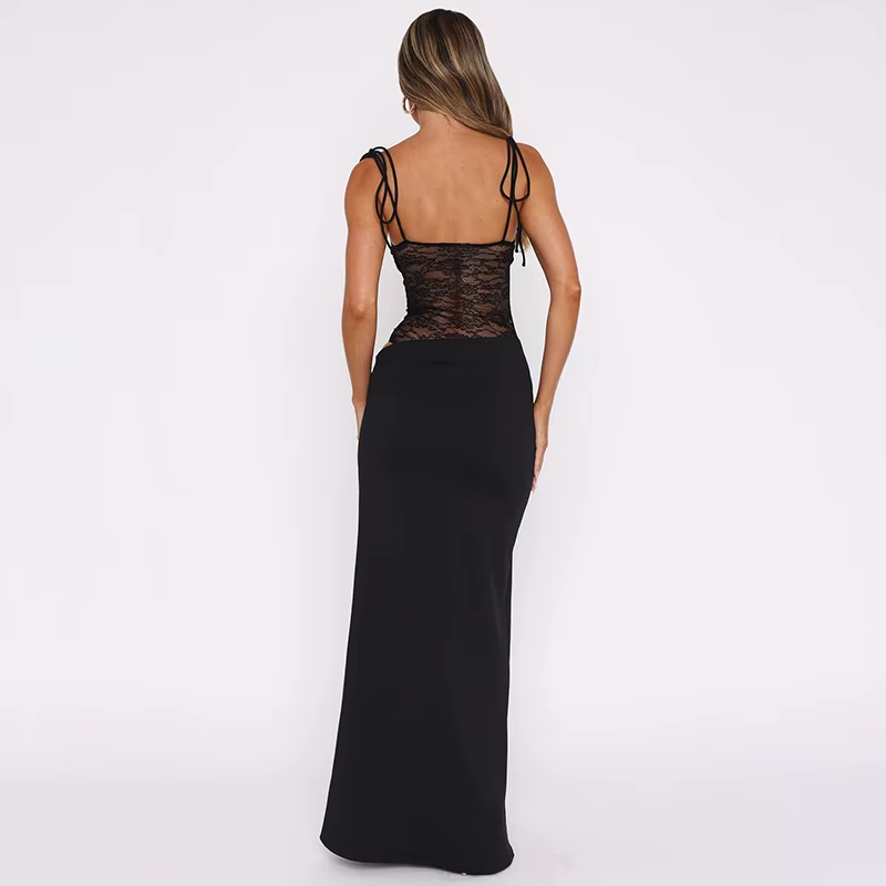 Spitzen-Maxikleid Damen elegant – Isabeau Lace von Talaine, Produktfoto