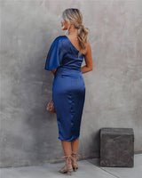 Noelia | Luxe Feestjurk met One-Shoulder Design