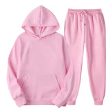 comfortabele loungewear set met hoodie
