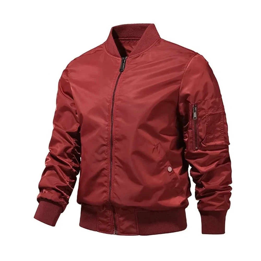 heren jas met rits casual streetwear
