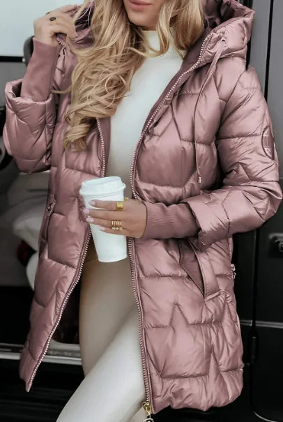 Velmora Damen Steppjacke in Rosé
