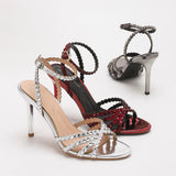 Valentina Luxe Strass-Sandaletten Damen mit funkelnden Details