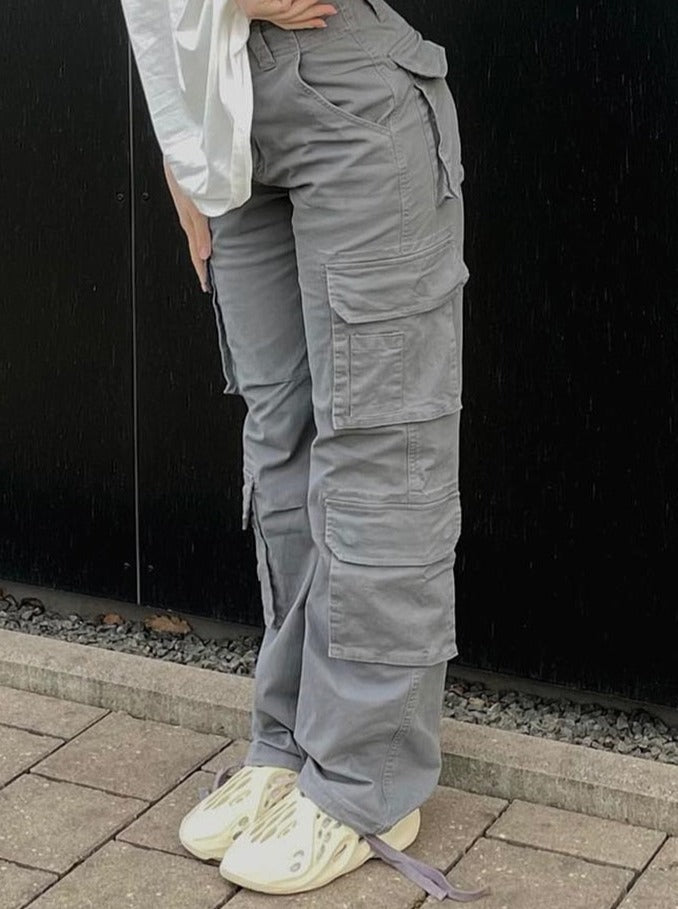 Liora Cargo Hose | Damen Wide-Leg Hose mit lockerer Passform & Taschen