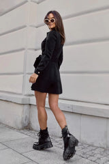 velany kleid in schwarz