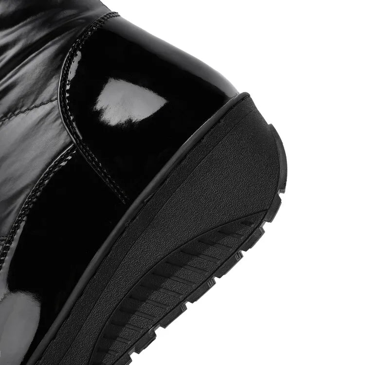 Narella Snowline Overknee Boots | Warme Gefütterte Damen Winterstiefel mit Schleife