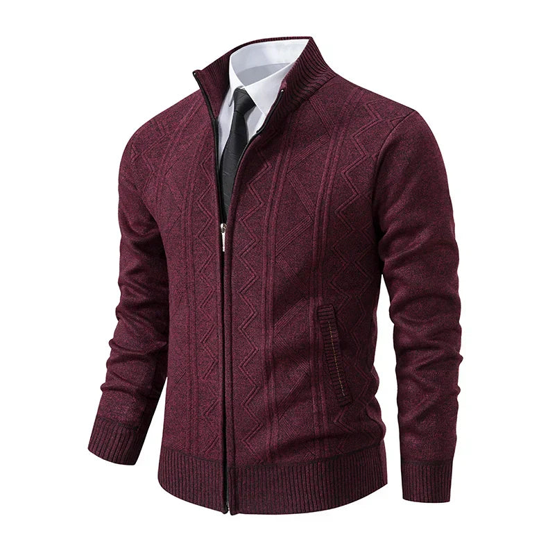modern zakelijk gebreid vest
