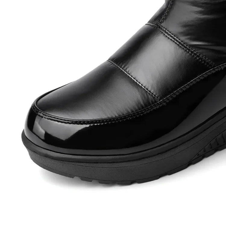 Narella Snowline Overknee Boots | Warme Gefütterte Damen Winterstiefel mit Schleife