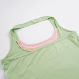 2-teiliges Sportset Damen in Matcha-Grün – Yoga Set mit Flared Hose