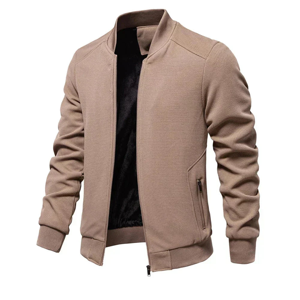 casual beige bomberjack heren
