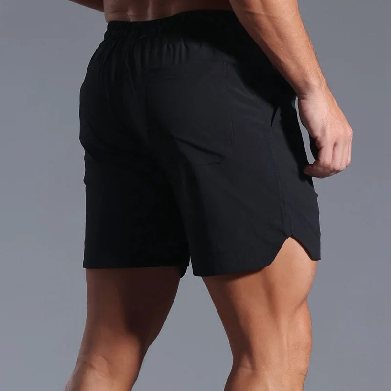 zwarte trainingsshort heren quick dry
