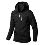 Heren Combat Jas – Geschikt voor Hiking & Fietsen. zwart