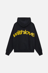 Schwarzer Oversize Hoodie