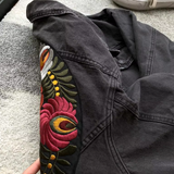 Beatrice | Denim Jacket with Embroidered Design