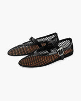 Nerella Mesh Mary-Janes | Luftige Mesh-Ballerinas mit Riemchen & stylischer Passform