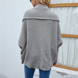 Oversized Strickcardigan in Grau – Damenmode
