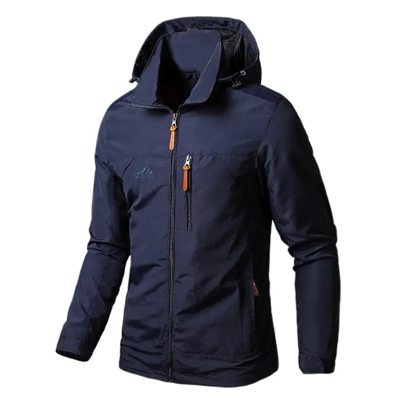 Wind- en Regenbestendige Outdoor Jas voor Heren, blauw