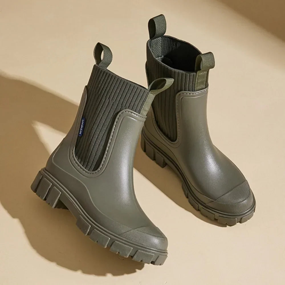Regenliebe Chelsea | Wasserdichte Damen-Regenstiefel mit Komfortsohle