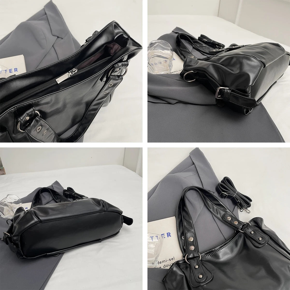 Talaine Velmira Vintage Tasche mit multifunktionalen Henkeln