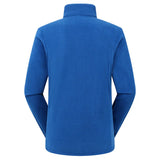 zachte fleece jas met rits
