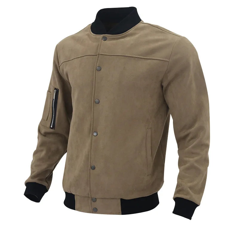 Oscar | Suede Bomber Jacket