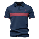 Benoît poloshirt met turndown kraag
