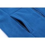 winterjas marineblauw fleece
