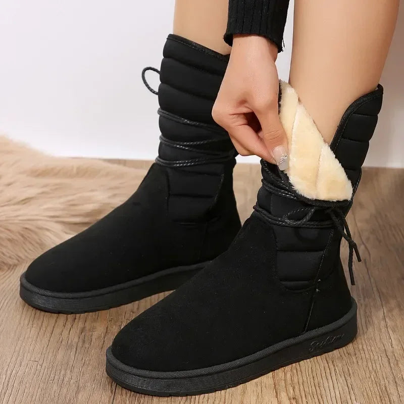 Damen Winterboots Arvena in Schwarz mit warmer Innensohle
