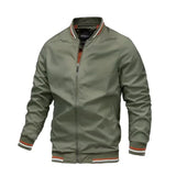 Casual zwarte bomberjack heren

