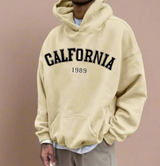 casual hoodie met buidelzak
