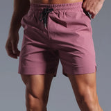 roze gym short heren met zakken

