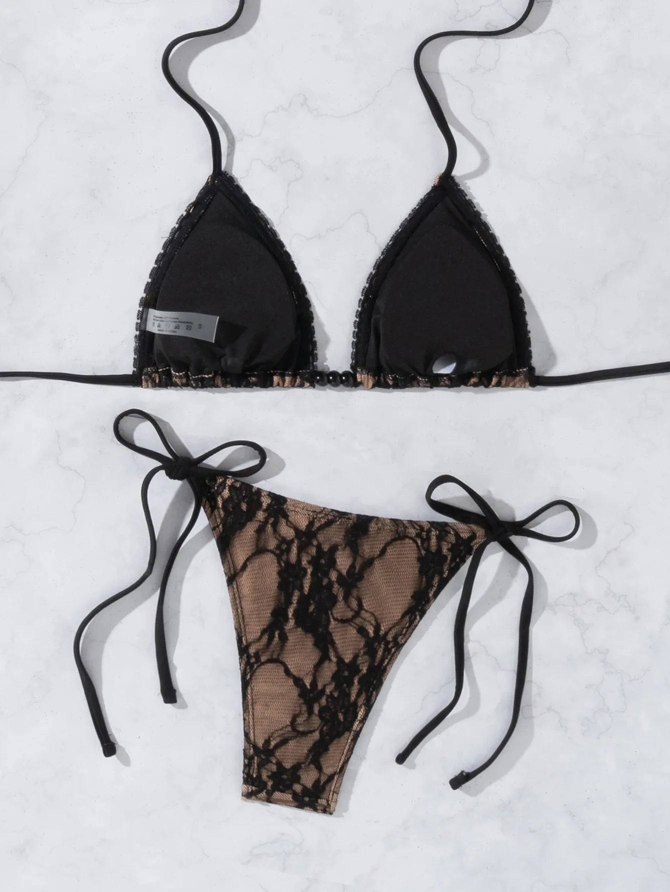 Noiré eleganter Bikini in Schwarz für luxuriösen Resortlook