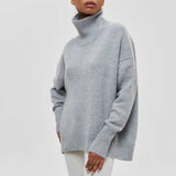 Averyn Damen Rollkragenpullover Grau
