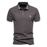 Casual katoenen polo voor mannen
