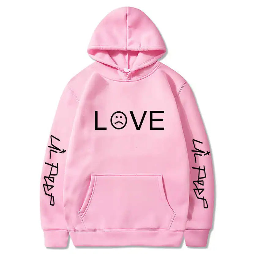 casual hoodie met prints
