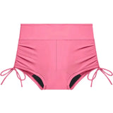 Perioden-Schwimmshorts Damen Rosa auslaufsicher – Nimira Swim von Talaine, High-Waist Modell