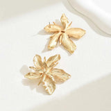 Fiorena Blossom | Blumen-Statement-Ohrringe in Gold & Silber