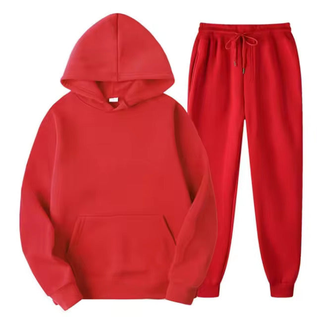 comfortabele loungewear set met hoodie

