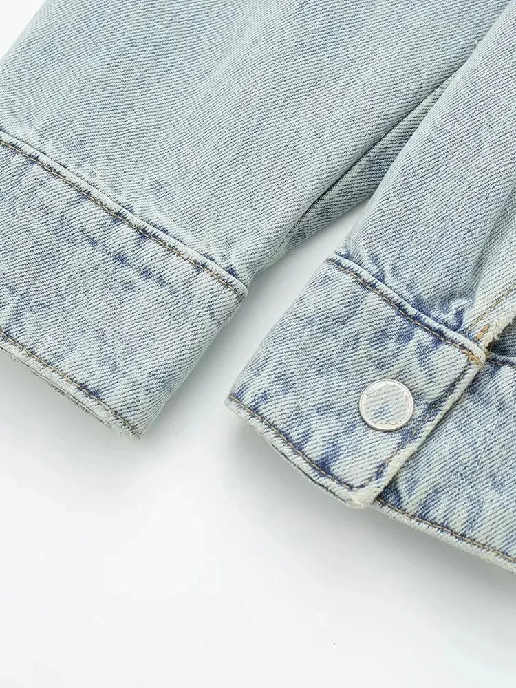 denim jas dames herfst winter
