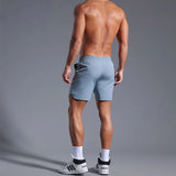 lichtblauwe quick dry fitness short voor mannen
