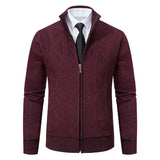luxe gebreid vest met geometrisch patroon
