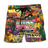 Opvallende heren zwembroek met streetstyle graffiti print

